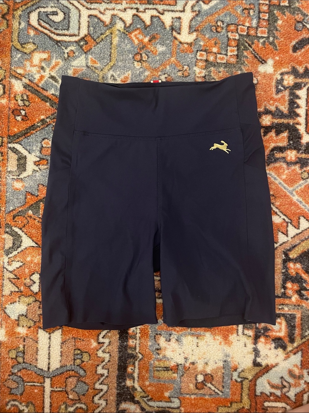 Tracksmith Running Short Compression Biker Navy | Women’s Size S